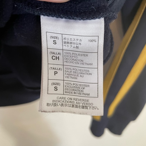 Disney Parks S WDW Navy Blue Full Zip Track Jacket - Picture 5 of 9